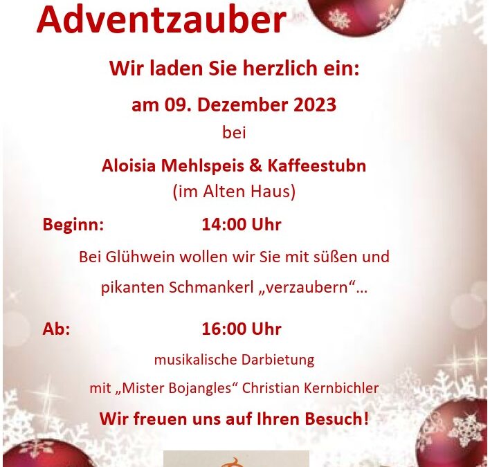 Adventzauber am 09. Dezember 2023